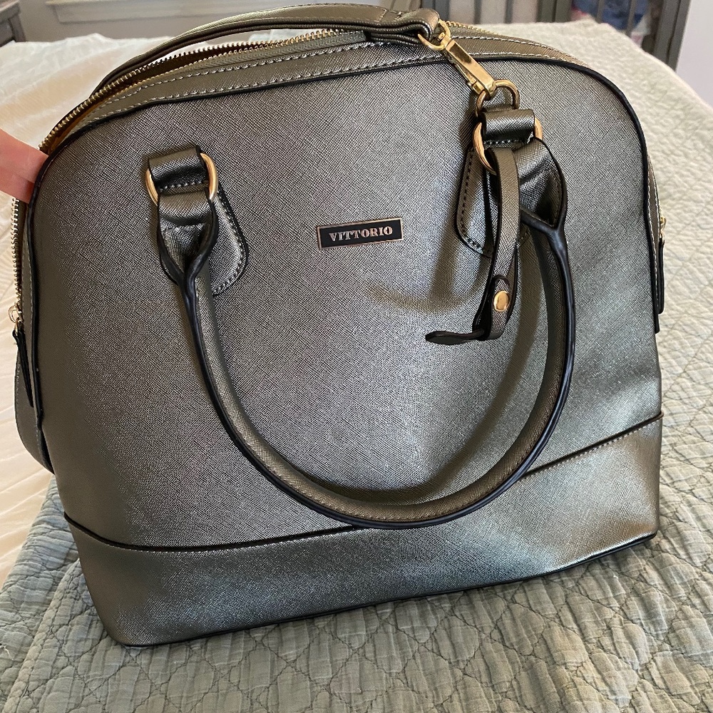 Grey Vittorio purse